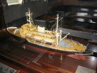 Model ship on the ship.JPG